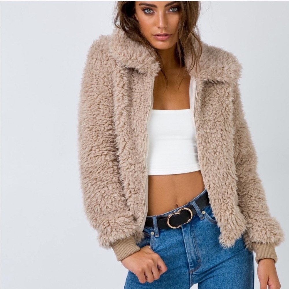 Princess Polly Furry Coat